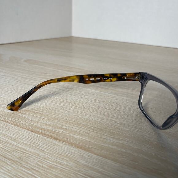 Ray-Ban RB5286 5629 Square Havana Brown Gray Eyeglasses Frames Only 51-18-135 - Picture 4 of 8